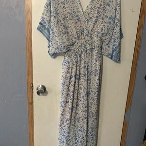 Lovestitch Blue and White Floral Dress
